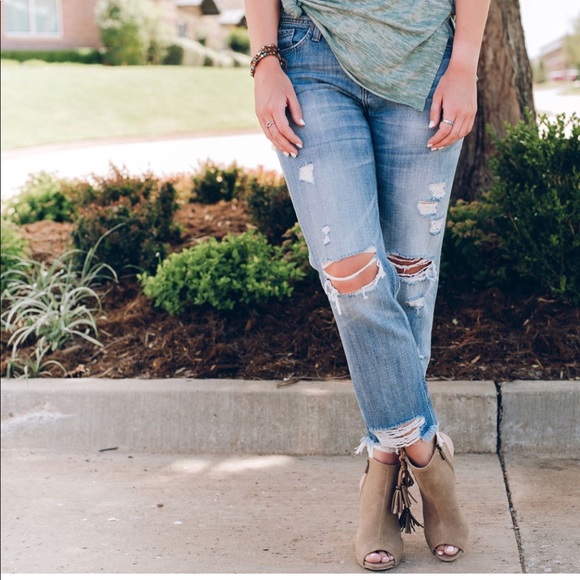 flying monkey distressed boyfriend jeans